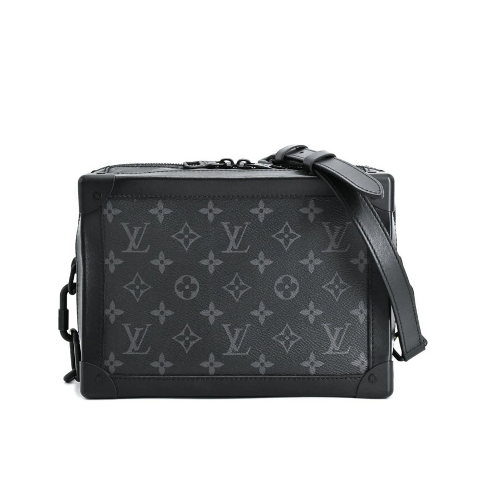 Louis Vuitton Soft Trunk Shoulder Bag Black